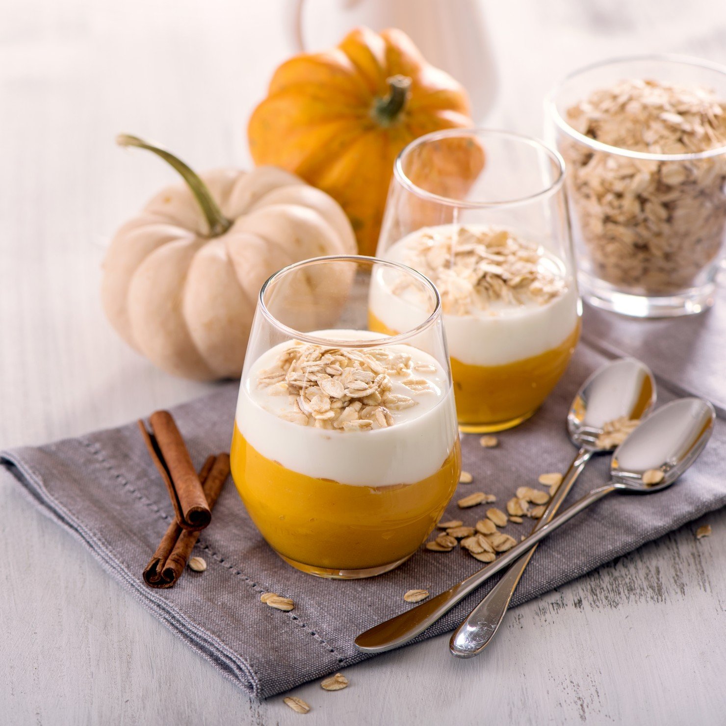 Alimentación con Semillas de Calabaza - Vasos de desayuno con semillas de calabaza